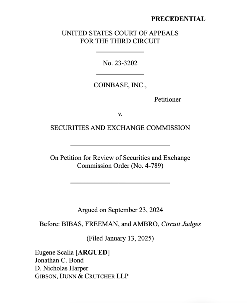 SEC Must Justify Crypto Policy in Coinbase Legal Win